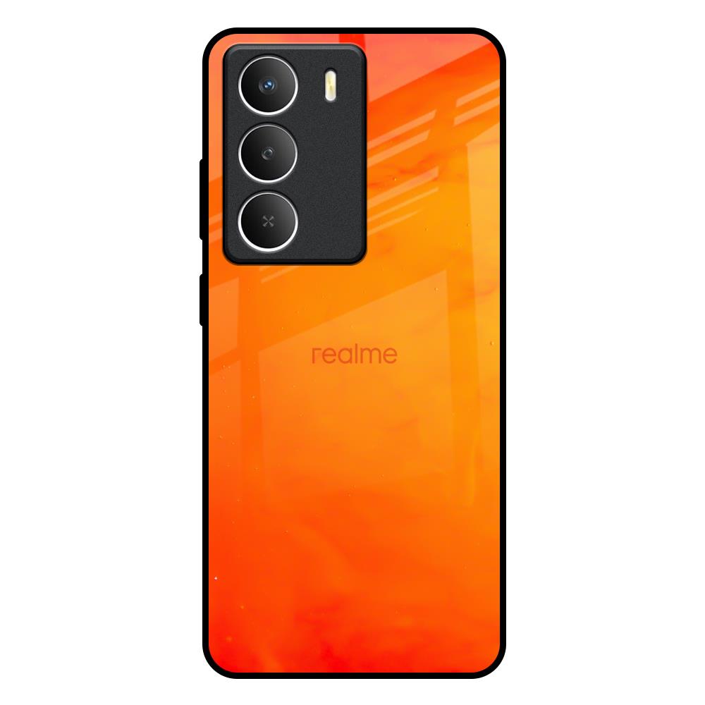 Tangy Orange Realme Narzo 80 Lite 5G Glass Back Cover Online