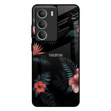Tropical Art Flower Realme Narzo 80 Lite 5G Glass Back Cover Online