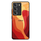 Magma Color Pattern Realme Narzo 80 Lite 5G Glass Back Cover Online