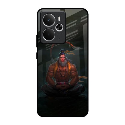 Lord Hanuman Animated Realme 14 5G Glass Back Cover Online