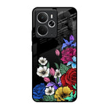 Rose Flower Bunch Art Realme 14 5G Glass Back Cover Online