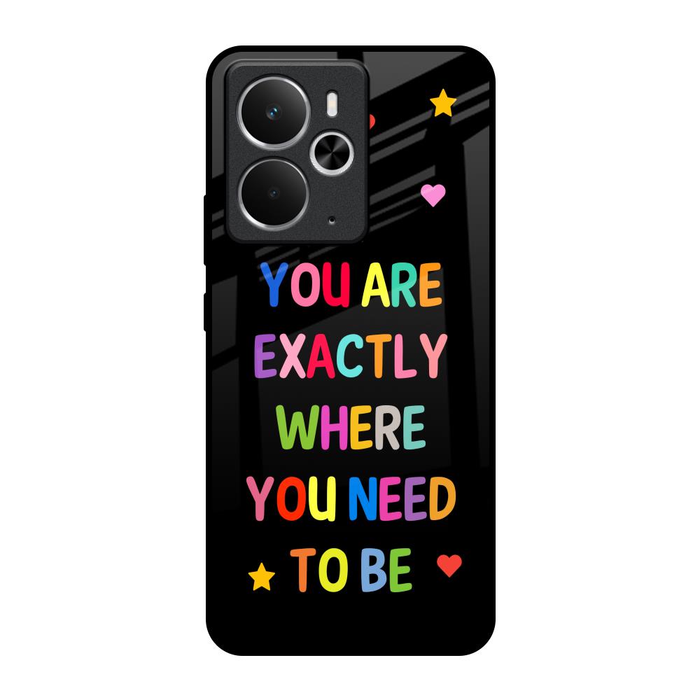 Magical Words Realme 14 5G Glass Back Cover Online
