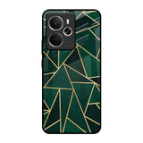 Abstract Green Realme 14 5G Glass Back Cover Online