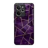 Geometric Purple Realme 14 5G Glass Back Cover Online