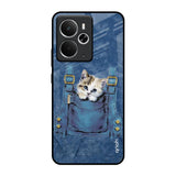 Kitty In Pocket Realme 14 5G Glass Back Cover Online