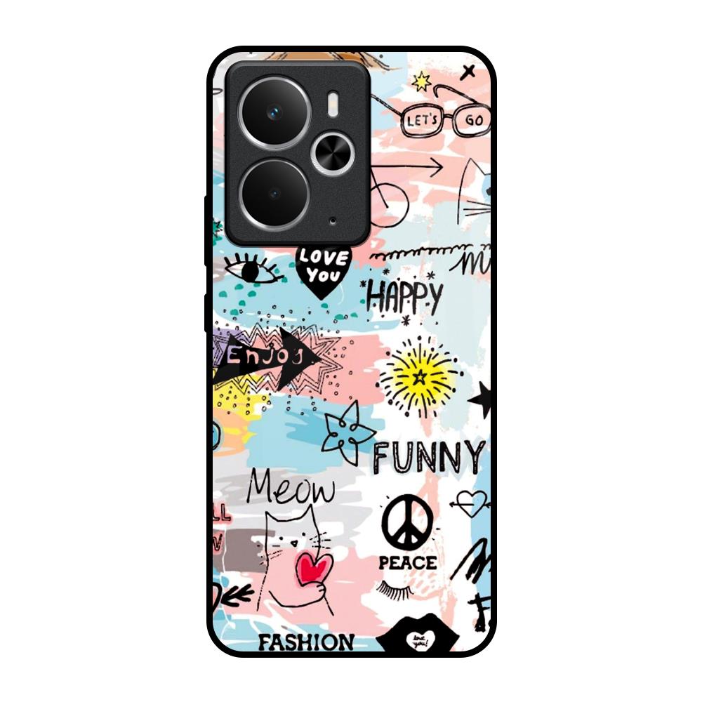 Just For You Realme 14 5G Glass Back Cover Online