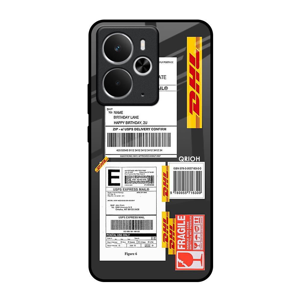 Cool Barcode Label Realme 14 5G Glass Back Cover Online