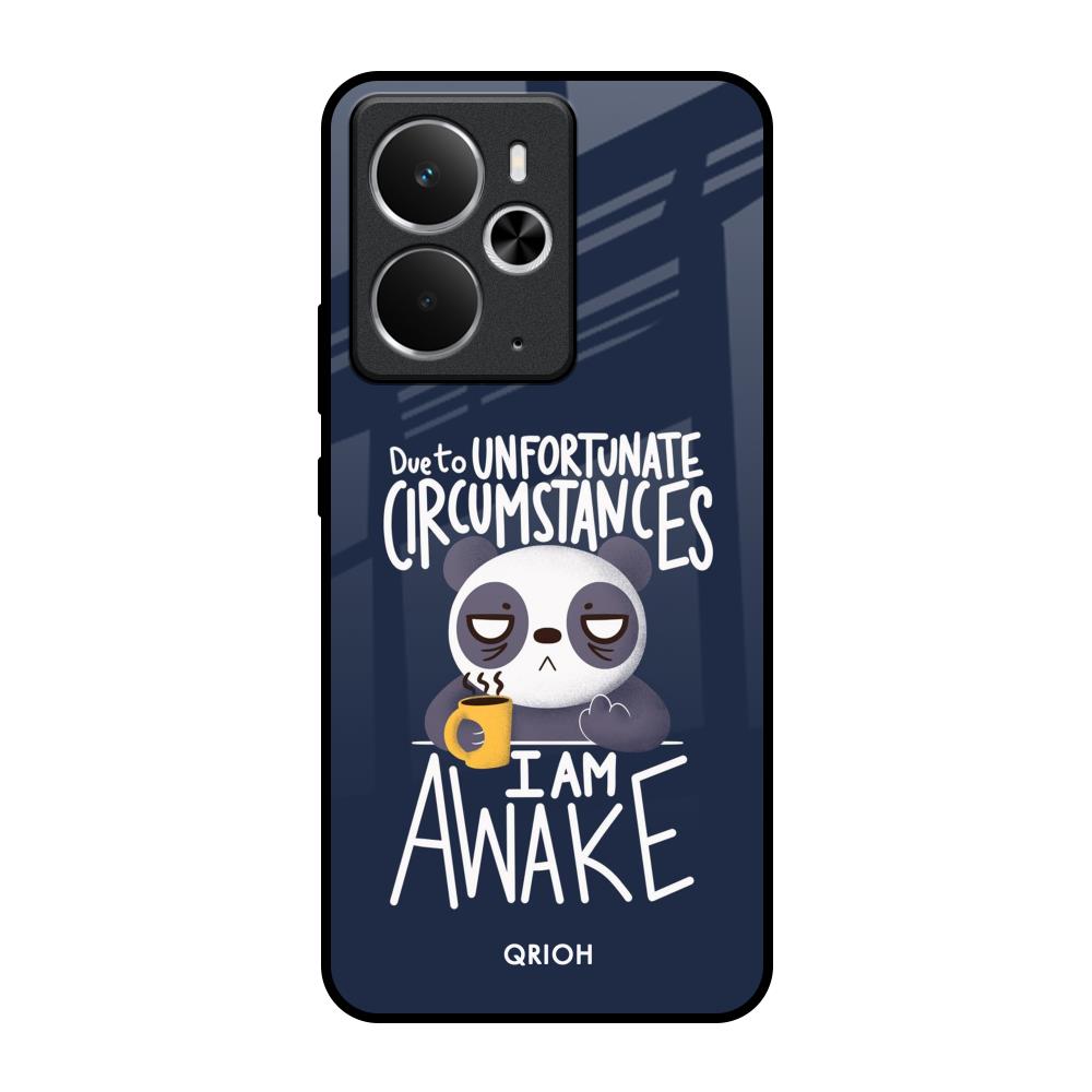 Struggling Panda Realme 14 5G Glass Back Cover Online