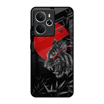 Red Moon Tiger Realme 14 5G Glass Back Cover Online