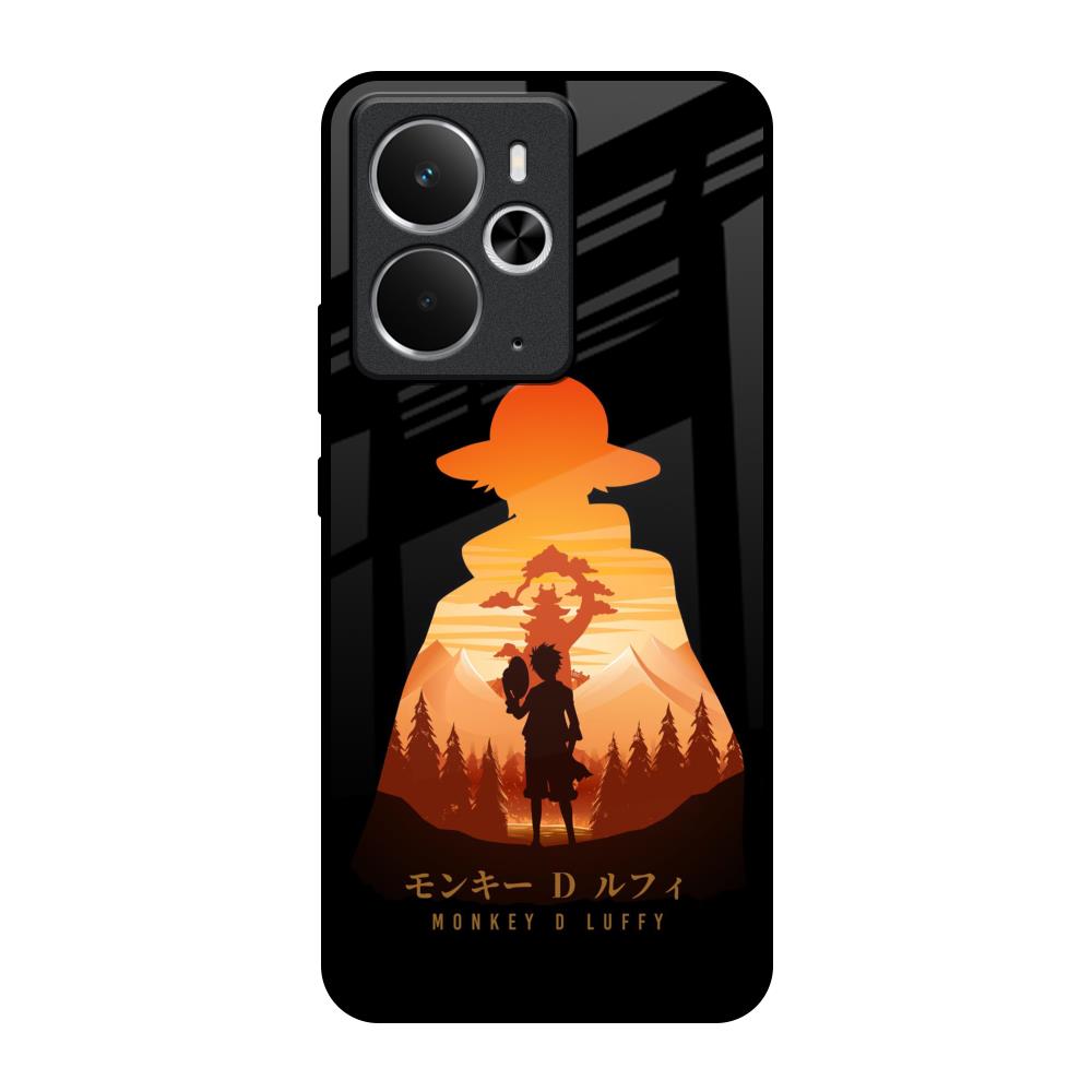 Luffy One Piece Realme 14 5G Glass Back Cover Online