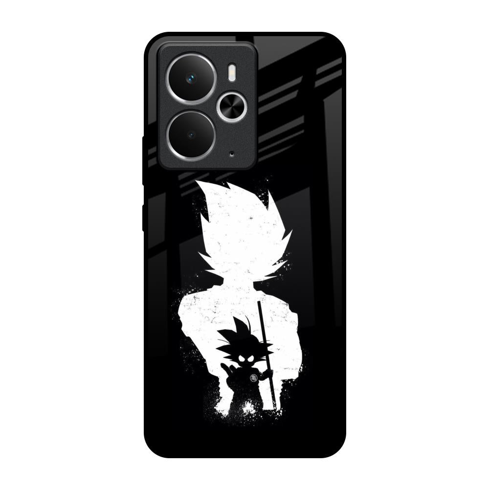 Monochrome Goku Realme 14 5G Glass Back Cover Online