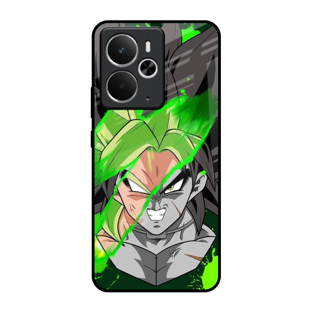 Anime Green Splash Realme 14 5G Glass Back Cover Online