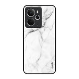 Modern White Marble Realme 14 5G Glass Back Cover Online