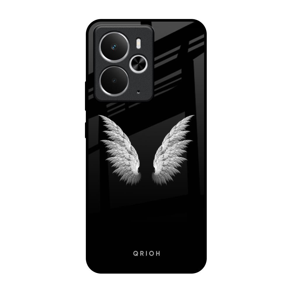 White Angel Wings Realme 14 5G Glass Back Cover Online