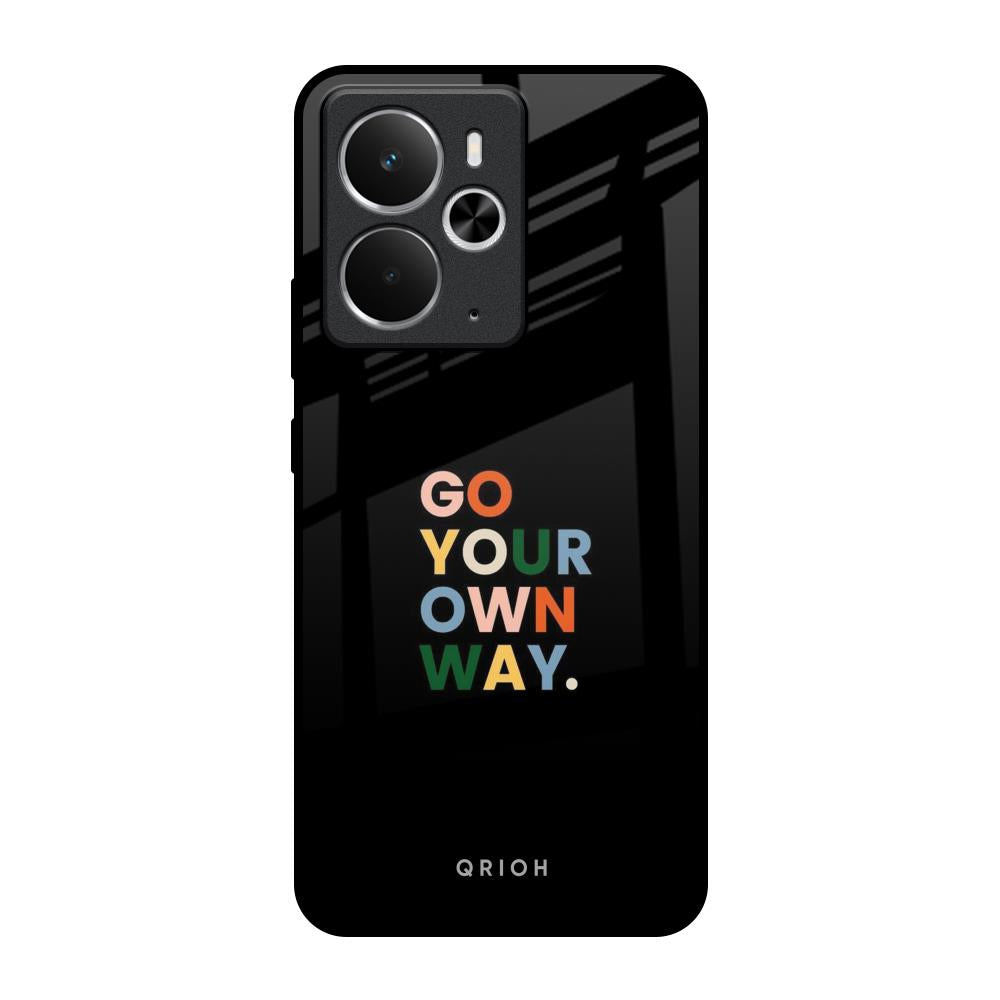 Go Your Own Way Realme 14 5G Glass Back Cover Online