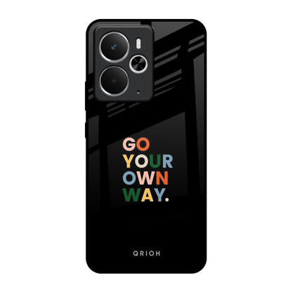 Go Your Own Way Realme 14 5G Glass Back Cover Online