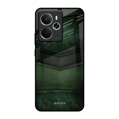Green Leather Realme 14 5G Glass Back Cover Online