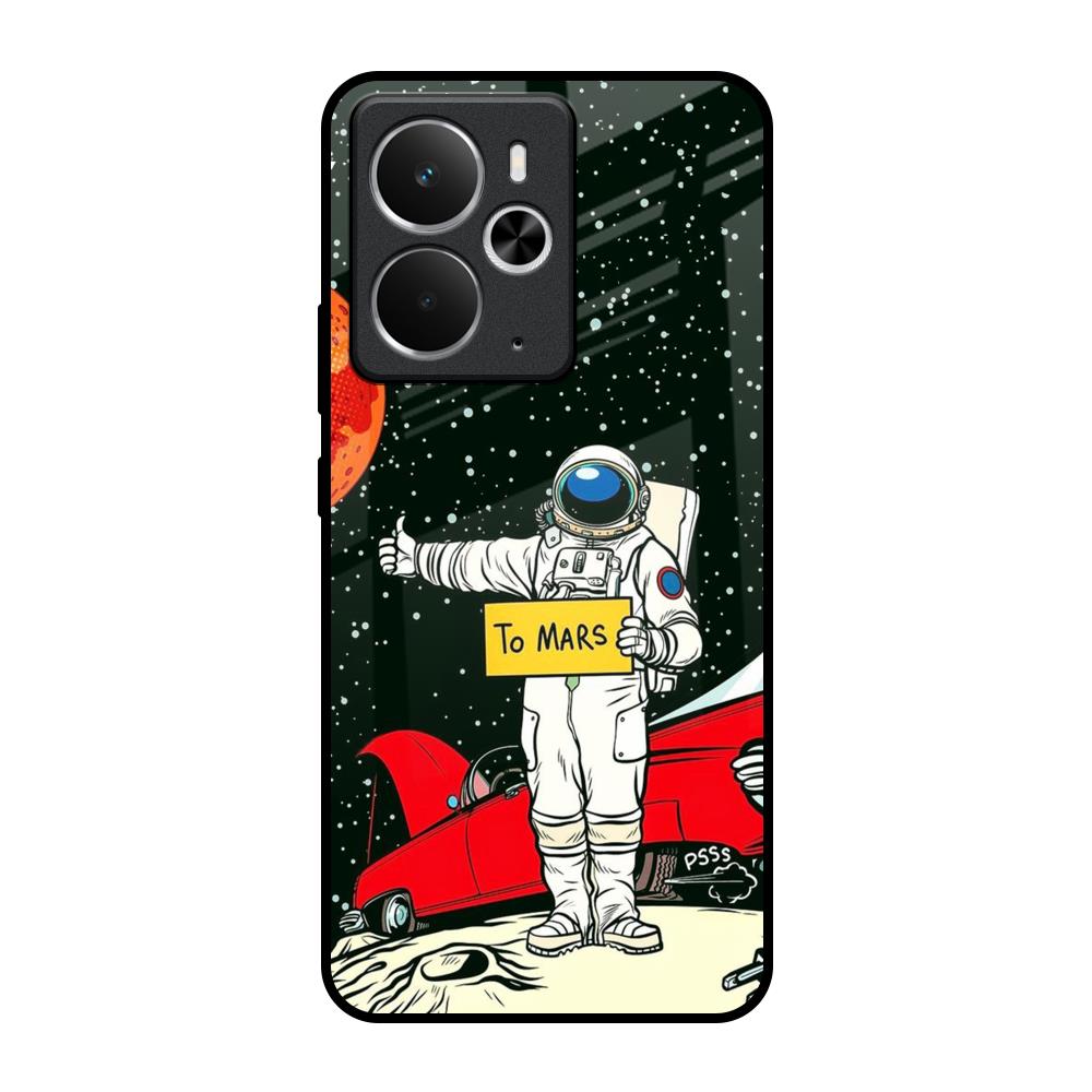 Astronaut on Mars Realme 14 5G Glass Back Cover Online