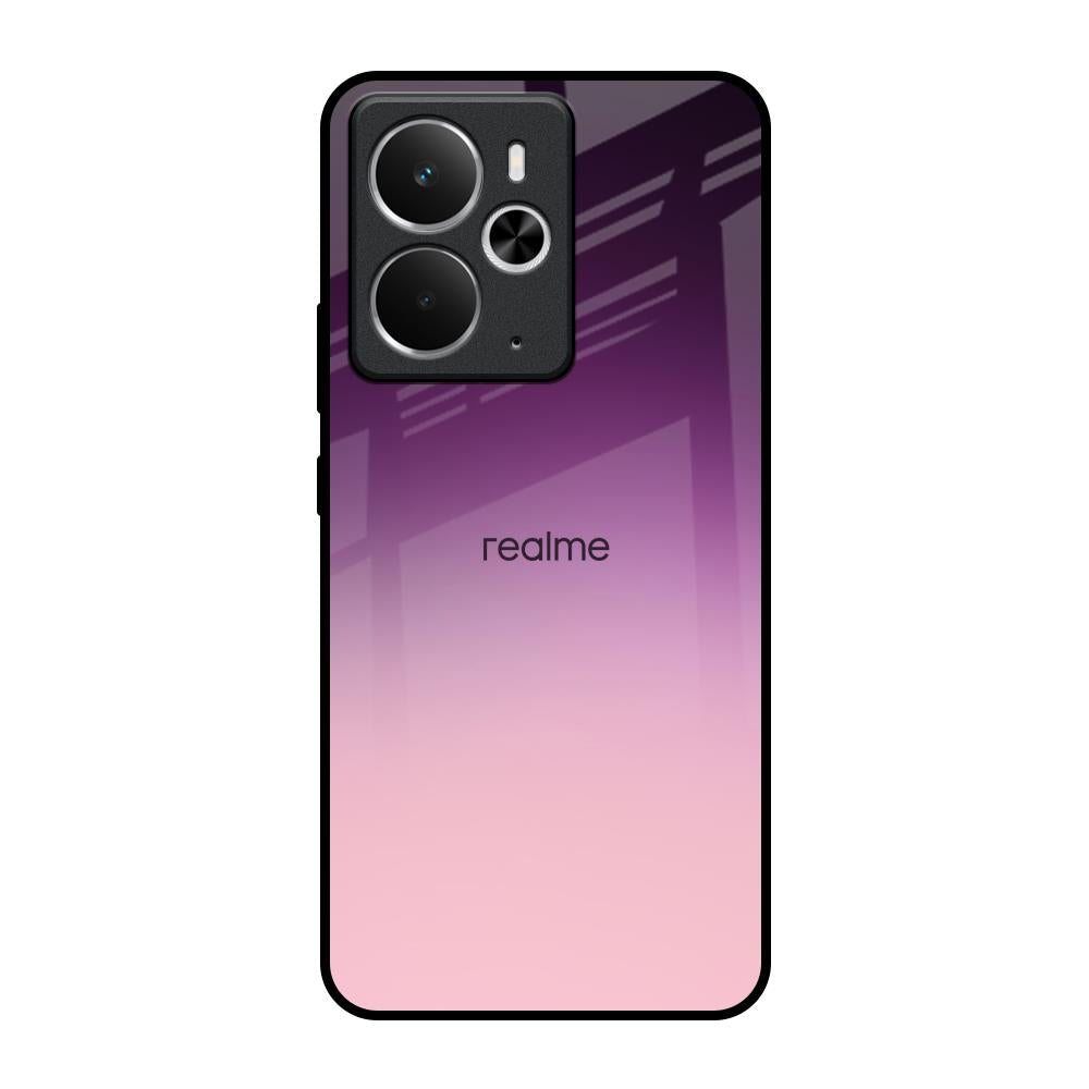 Purple Gradient Realme 14 5G Glass Back Cover Online