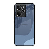 Navy Blue Ombre Realme 14 5G Glass Back Cover Online