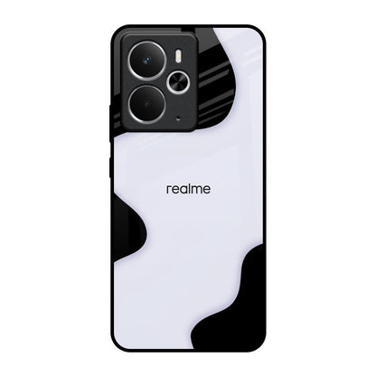 Wheat Cream Wavy Realme 14 5G Glass Back Cover Online