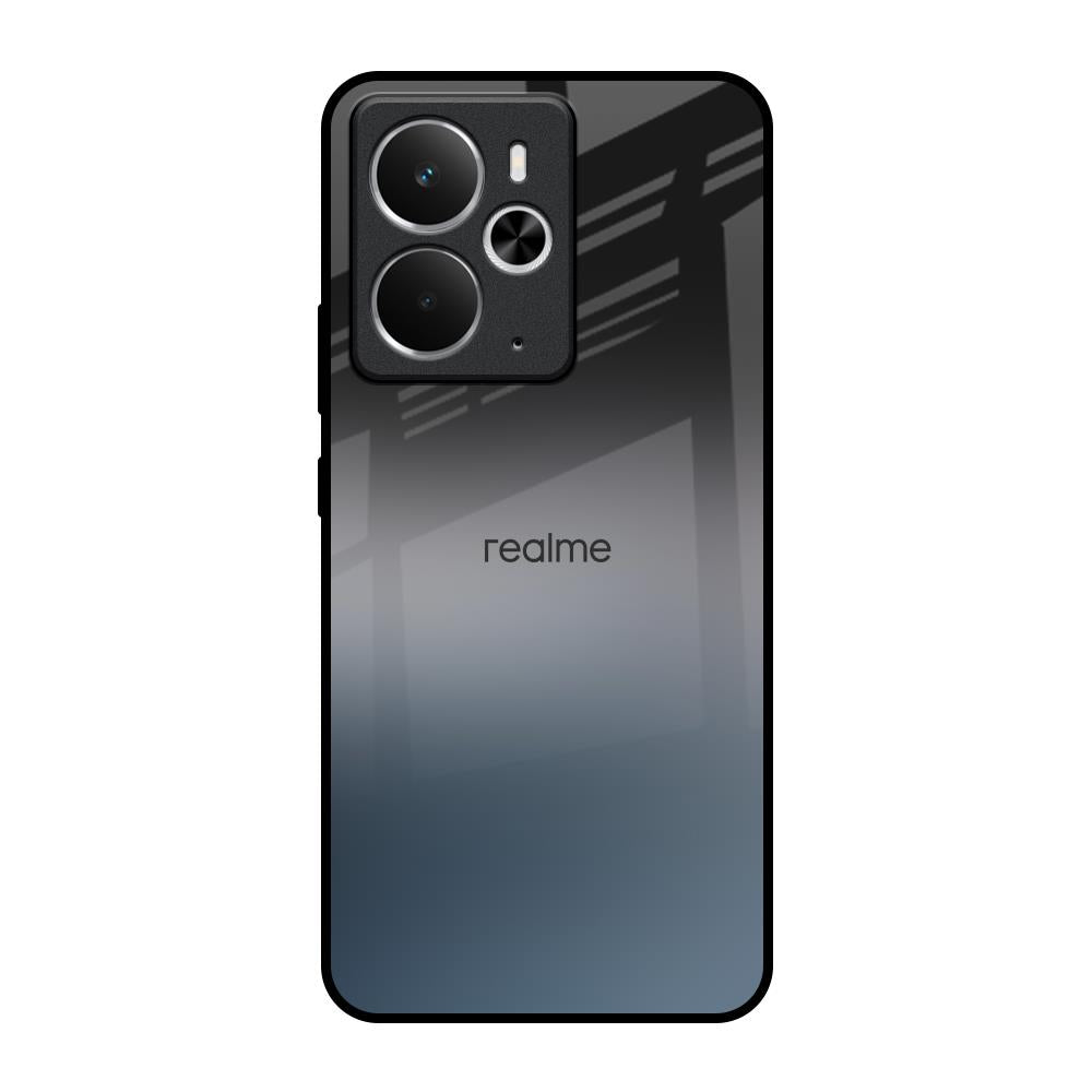 Dramatic Grey Realme 14 5G Glass Back Cover Online