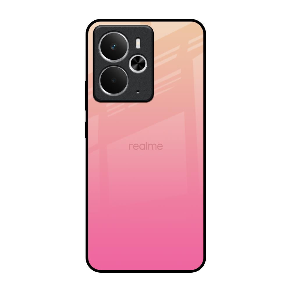 Pastel Pink Gradient Realme 14 5G Glass Back Cover Online