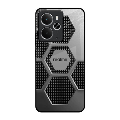 Hexagon Style Realme 14 5G Glass Back Cover Online
