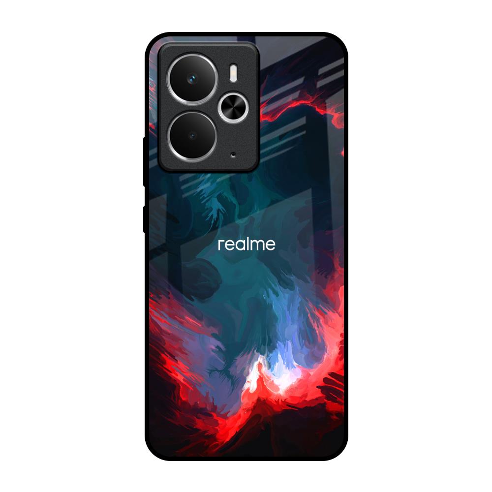 Brush Art Realme 14 5G Glass Back Cover Online
