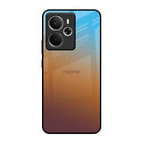 Rich Brown Realme 14 5G Glass Back Cover Online