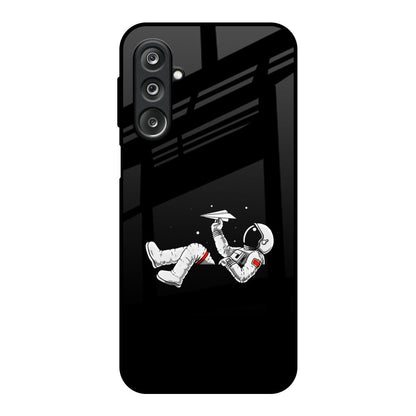 Space Traveller Samsung Galaxy M36 5G Glass Back Cover Online