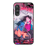 Radha Krishna Art Samsung Galaxy M36 5G Glass Back Cover Online