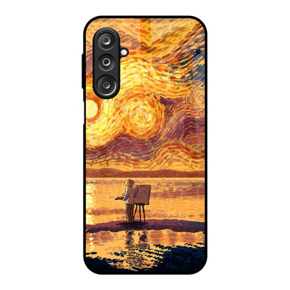 Sunset Vincent Samsung Galaxy M36 5G Glass Back Cover Online