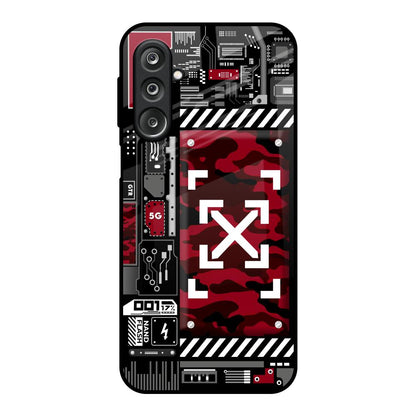 Technology Art Samsung Galaxy M36 5G Glass Back Cover Online