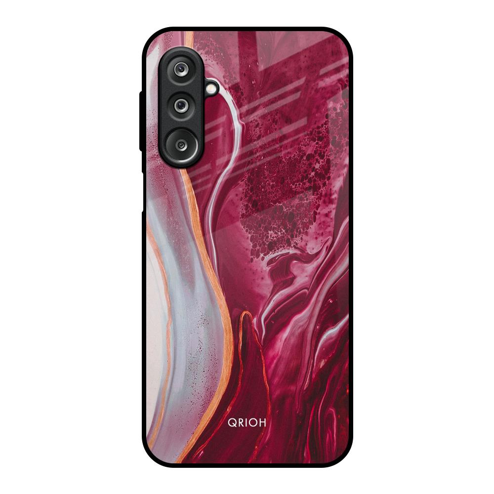Crimson Ruby Samsung Galaxy M36 5G Glass Back Cover Online