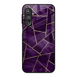 Geometric Purple Samsung Galaxy M36 5G Glass Back Cover Online