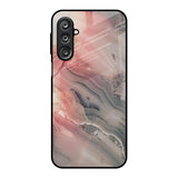 Pink And Grey Marble Samsung Galaxy M36 5G Glass Back Cover Online