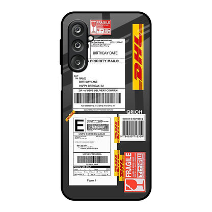 Cool Barcode Label Samsung Galaxy M36 5G Glass Back Cover Online