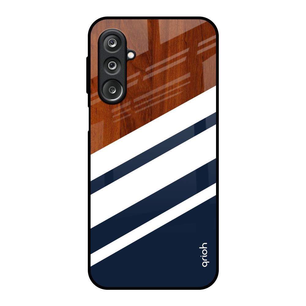 Bold Stripes Samsung Galaxy M36 5G Glass Back Cover Online