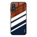 Bold Stripes Samsung Galaxy M36 5G Glass Back Cover Online
