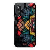 Retro Gorgeous Flower Samsung Galaxy M36 5G Glass Back Cover Online