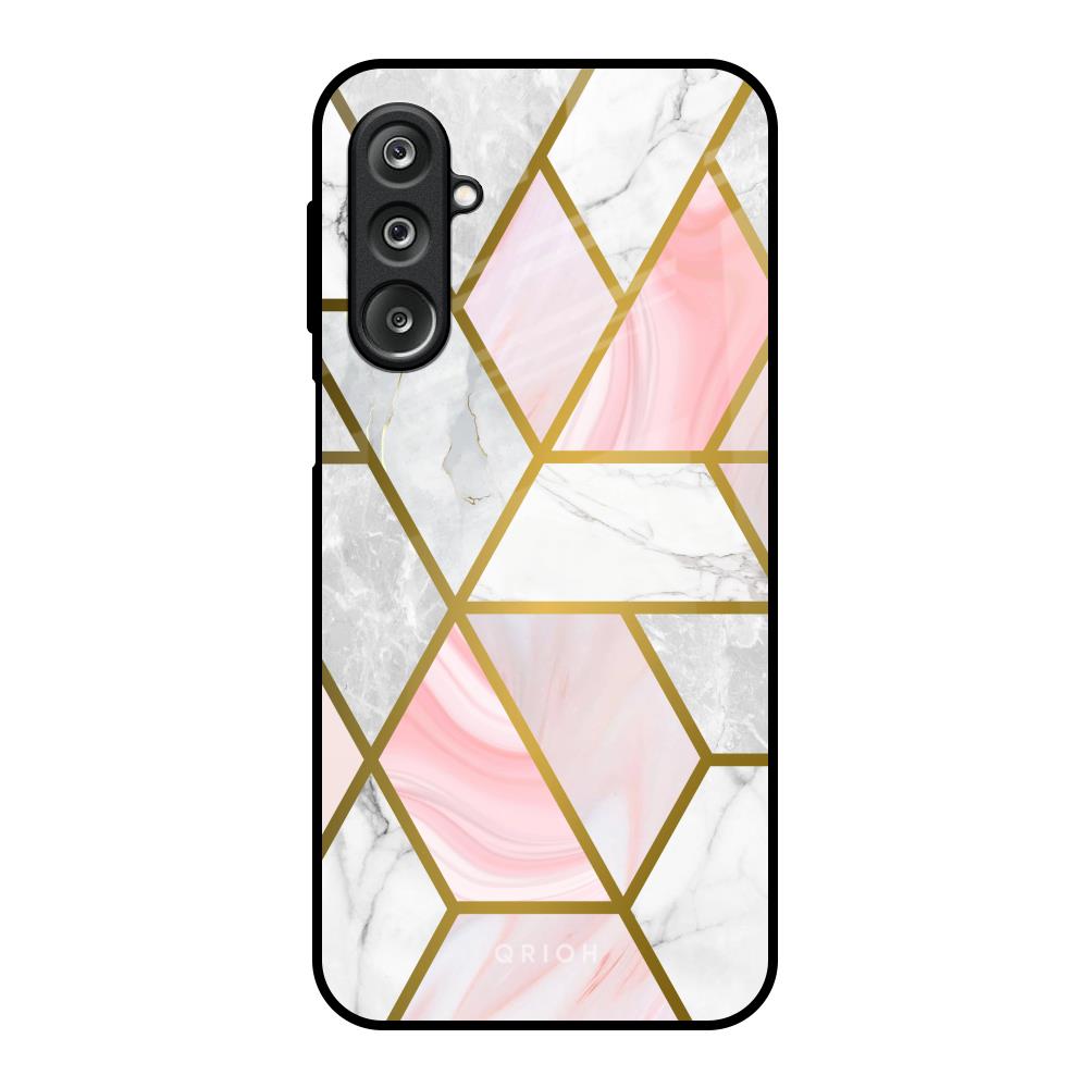Geometrical Marble Samsung Galaxy M36 5G Glass Back Cover Online