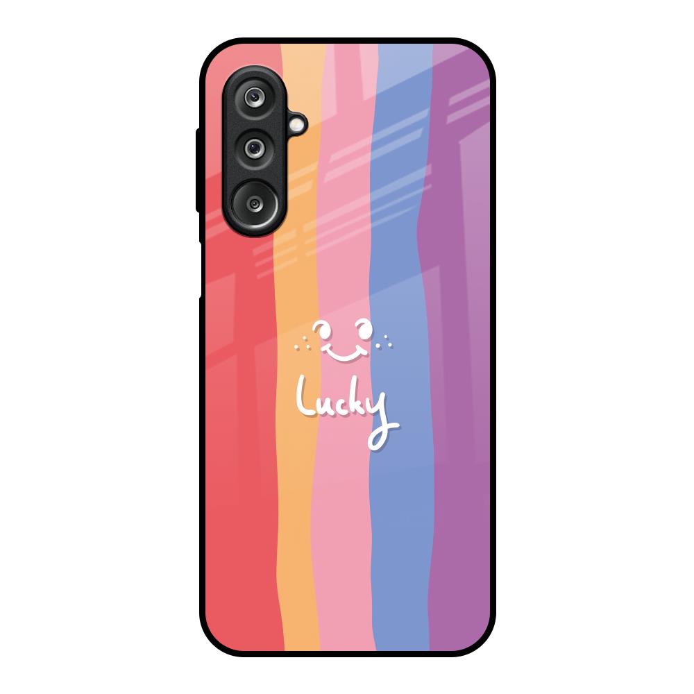 Lucky Abstract Samsung Galaxy M36 5G Glass Back Cover Online