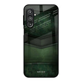 Green Leather Samsung Galaxy M36 5G Glass Back Cover Online