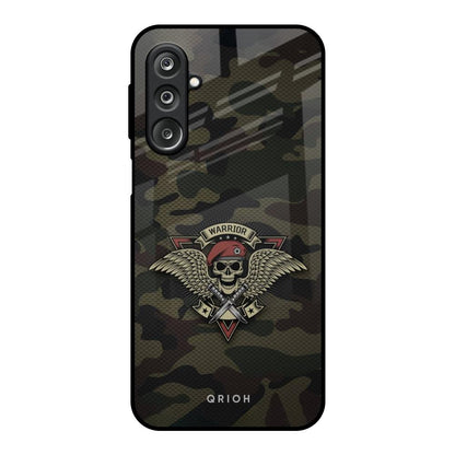 Army Warrior Samsung Galaxy M36 5G Glass Back Cover Online