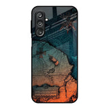 Geographical Map Samsung Galaxy M36 5G Glass Back Cover Online