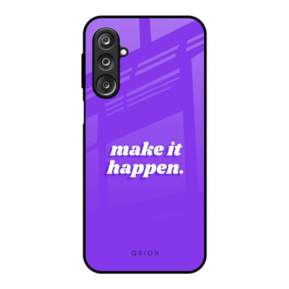 Make it Happen Samsung Galaxy M36 5G Glass Back Cover Online