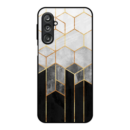 Tricolor Pattern Samsung Galaxy M36 5G Glass Back Cover Online