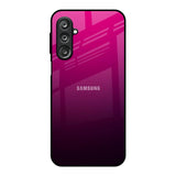 Purple Ombre Pattern Samsung Galaxy M36 5G Glass Back Cover Online