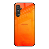 Tangy Orange Samsung Galaxy M36 5G Glass Back Cover Online